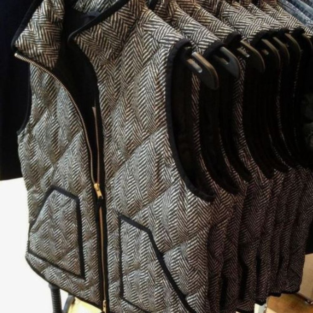 Herringbone Quilted Vest - Picture 2 of 6
